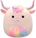 Squishmallows Dagnus Highland Cow Peluche Rose