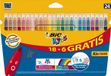 BIC Kids Viltstiften Kid Couleur, 24 Stuks, Meerkleurig