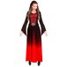 Widmann kostuum Gothic Lady X-Small zwart/rood