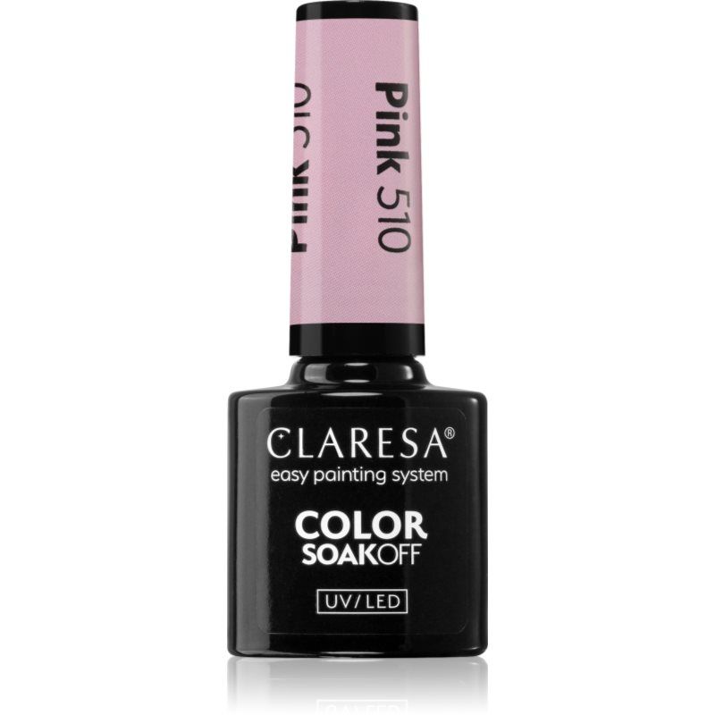 CLARESA SoakOFF UV/LED Gel - Pink 510, 5 ml