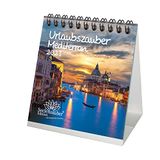 Reismagie Mediterran tafelkalender voor 2023 formaat 10 cm x 10 cm Middellandse Zee Stad en Land - Seelenzauber