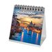 Reismagie Mediterran tafelkalender voor 2023 formaat 10 cm x 10 cm Middellandse Zee Stad en Land - Seelenzauber