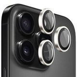 Blueo Film de protection pour caméra arrière Metal Frame pour Apple iPhone 14 Pro Max / 14 Pro, Verre trempé, Doré