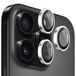 Blueo Film de protection pour caméra arrière Metal Frame pour Apple iPhone 14 Pro Max / 14 Pro, Verre trempé, Doré