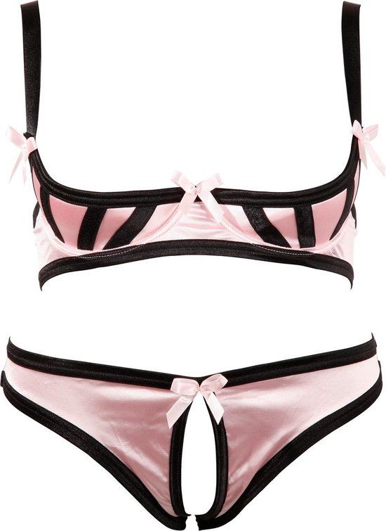 Cottelli Collection Roze Plunge BH set 85A