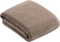 VOSSEN Vegan Life Badhanddoek 100 x 150 cm Katoen Taupe 580 g/m2 Sneldrogend Wasbaar 60°C 1 stuk(s)