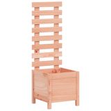 VidaXL Plantenbak met rek 39x39,5x114 cm massief douglashout