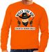Bellatio Decorations Willy the Kid Oranje Fun Sweater / Trui voor Heren - Koningsdag Kleding XL