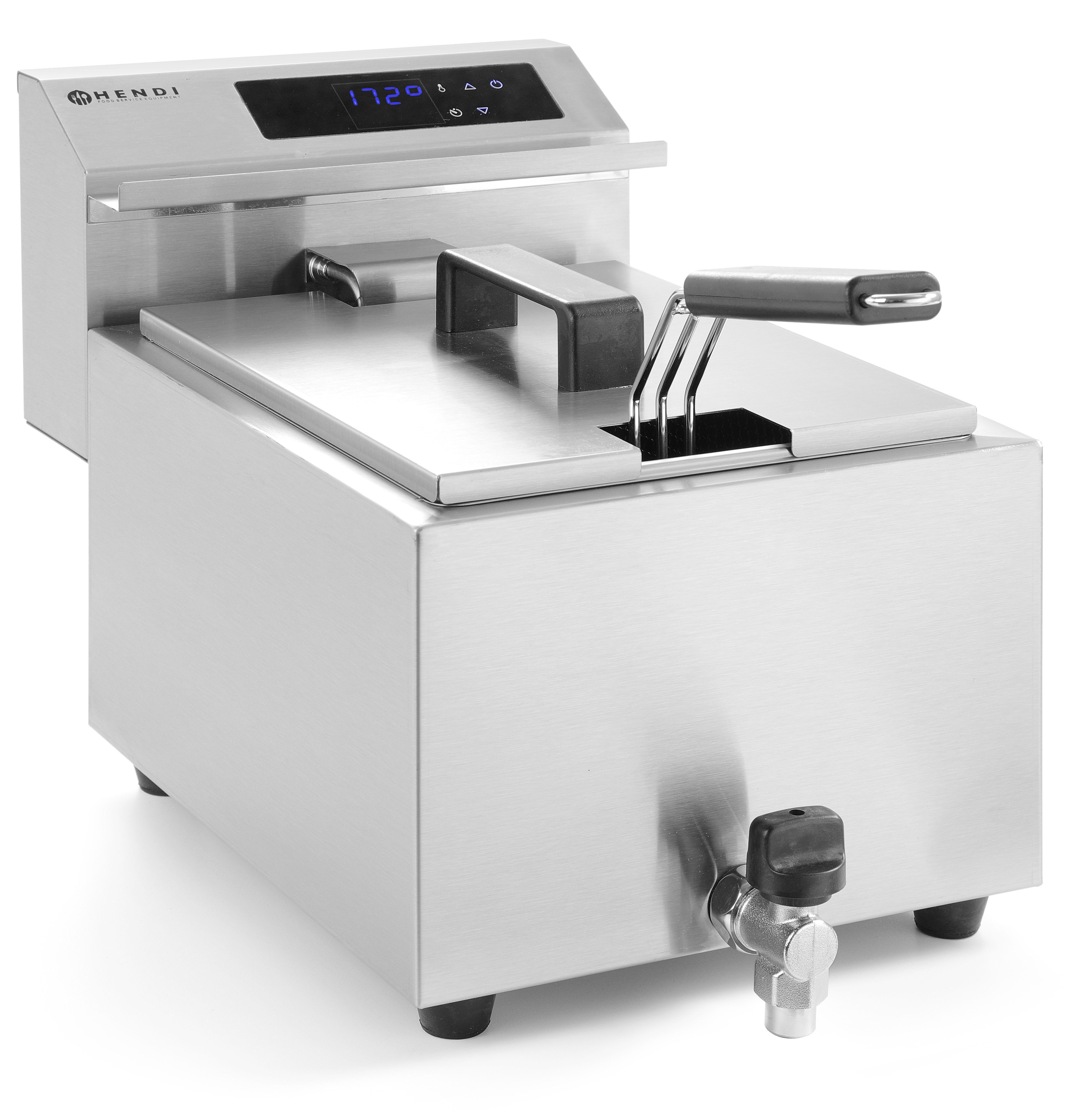 Hendi Profi Line - 8L Digital Deep Fryer - 3500W - Silver