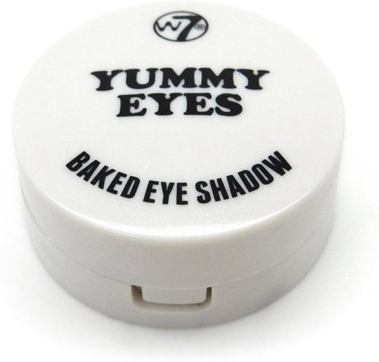 W7 Yummy Eyes Baked Eye Shadow All White