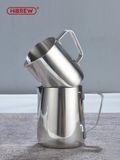 HiBREW Pichet à lait et à crème en acier inoxydable Argent
