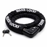 Maxx-Locks Bulls Kettingslot - 100CM - Gehard Staal - Zwart