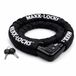 Maxx-Locks Bulls Kettingslot - 100CM - Gehard Staal - Zwart