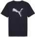 Puma T-shirt Graphics Cat Logo Blauw XS