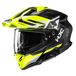 HJC RPHA 60 Dakar Zwart Wit Geel Adventure Motorhelm Maat L
