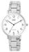 Q&Q C34A-001PY - Horloge - Analoog - Heren - Mannen - stalen band - Rond - Metaal - Cijfers - Zilverkleurig - Wit