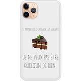 Apple Siliconen hoesje compatibel met iPhone 11 Pro Eating Cakes