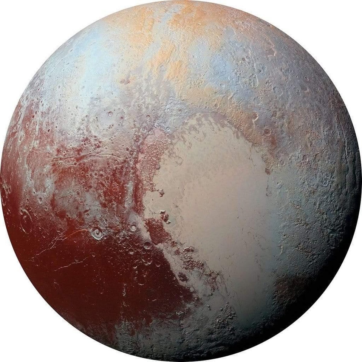 KOMAR Pluto Zelfklevende Behangcirkel ?125cm