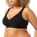 Naturana - Soutien-gorge souple en coton - 86021 - Noir - 90C
