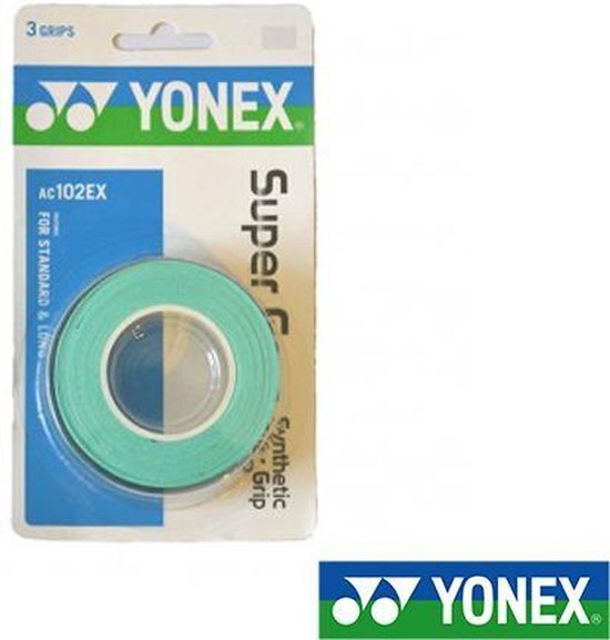 Yonex Overgrip Ac102ex Fancy 3 Stuks Groen