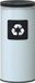 Alda Eco - Nord White Poubelle 45L - Noir