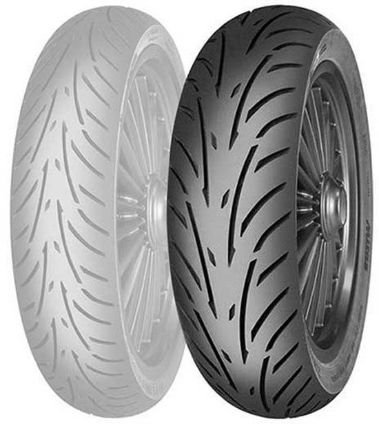 Mitas Touring Force-sc 48p Tl Scooter Voor-/achterband Zilver 80 / 90 / R16