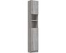 vidaXL Badkamerkast 32x25,5x190 cm bewerkt hout grijs sonoma eiken