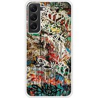 Samsung Galaxy S22 Graffiti 1 Verstevigd hoesje met sublimatie bedrukking