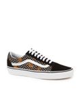 Vans UA Old Skool Tiger Floral sneaker - zwart/wit/bruin - leer - heren