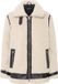 b.young BYAVONA JACKET Dames Buitenjassen Wit Polyester Fleece Lange Mouw Ritszakken Casual Herfst/Winter 2025