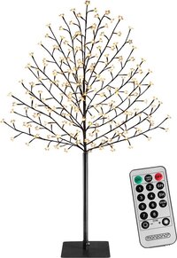 Monzana Kersenbloesem Lichtboom - 220 cm - Warm Wit Licht - Binnen & Buiten - 220 LED's - IP44
