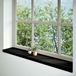 VidaXL Vensterbanken 2 st 140x30x2 cm massief eikenhout bruin-zwart