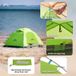 Naturehike Tente Camping P-Series 4 Saisons 2 Personnes Ultraléger Anti-UV