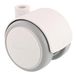 WAGNER Design meubelrol/zwenkwiel - soft - diameter Ø 50 mm, bouwhoogte 55 mm, papyruswit/grijs, draagkracht 50 kg - 01670501
