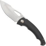 Artisan Cutlery Xcellerator 1860P-MBK, Stonewashed AR-RPM9, Black Micarta zakmes, Mike Snody design