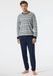Schiesser Pyjama Long grey melange 178102 56/XXL