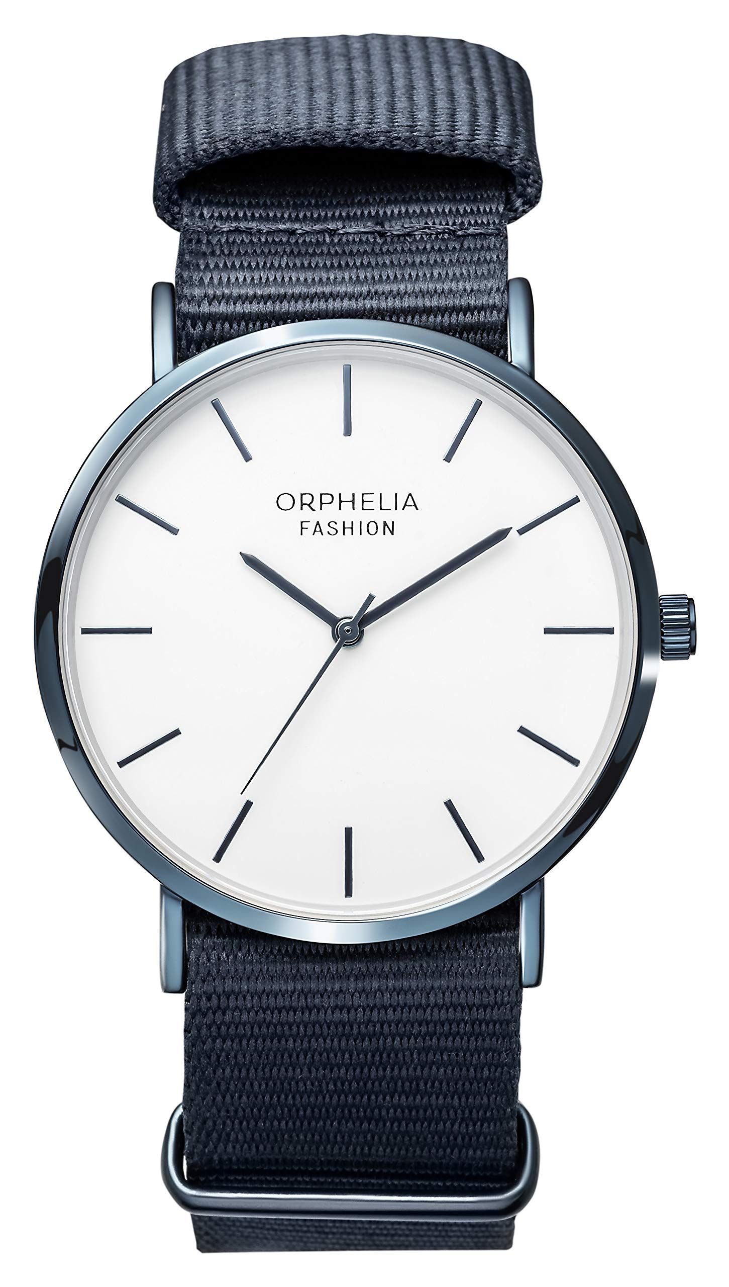 Orphelia Fashion OF761808 Horloge - Mannen - Blauw - Textiel - Ø 42 mm