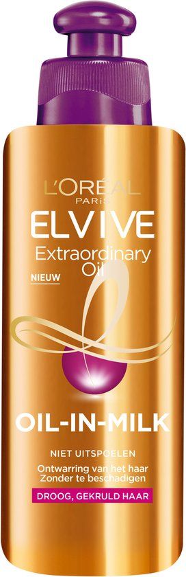 Elvive Extraordinary Oil Krulverzorging Oil-In-Milk - 200ml - Leave-in Crème