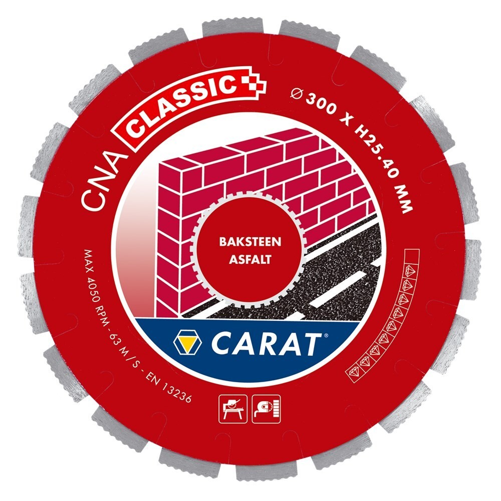 Carat diamantzaag baksteen ø350x30 00mm cna classic