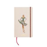 art&design24 Notitieboek crème Iconic Raffaella Carrà 13 cm x 12 cm