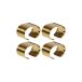 Aida Support pour serviettes Raw Lot de 4 Or