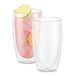 Bodum 4560-10 pavina EsPressoglazenset, dubbelwandig, geïsoleerd, mondgeblazen, 2-delig, 0,45 l, transparant