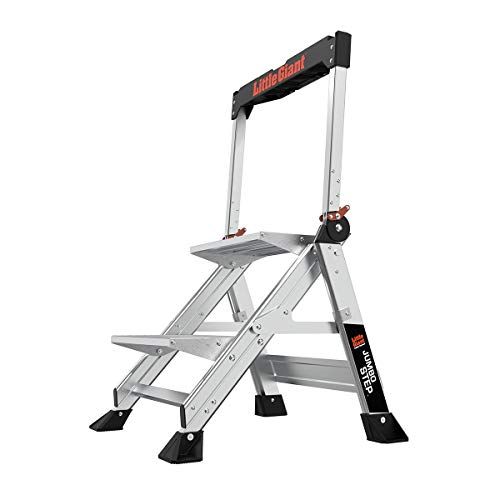 Little Giant Ladder Systems 11902 2-Step Jumbo Aluminium Ladder
