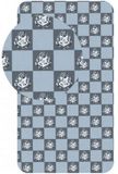 Harry Potter Hoeslaken eenpersoons 90 x 200 cm Blauw/Rood Katoen