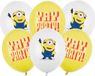 PARTYDECO - 6 Latex ballonnen Minions 30 cm
