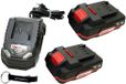 PARKSIDE® Accuset 20V, 2Ah / Inclusief 2 accu's (2Ah) en oplader (2,4A)