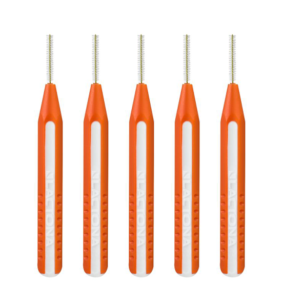 Lactona EasyGrip Interdental Brushes 1.9mm Orange - 5 Pieces