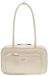 GUESS Bronna Shoulder Satchel Bone crème
