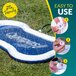Quapas Watermat speciaal voor honden - 140x90cm - Blauw/Wit