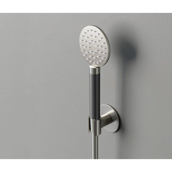 hotbath Cobber handdouche met wandsteun en doucheslang 150cm geborsteld messing (goud) PVD M444BBP